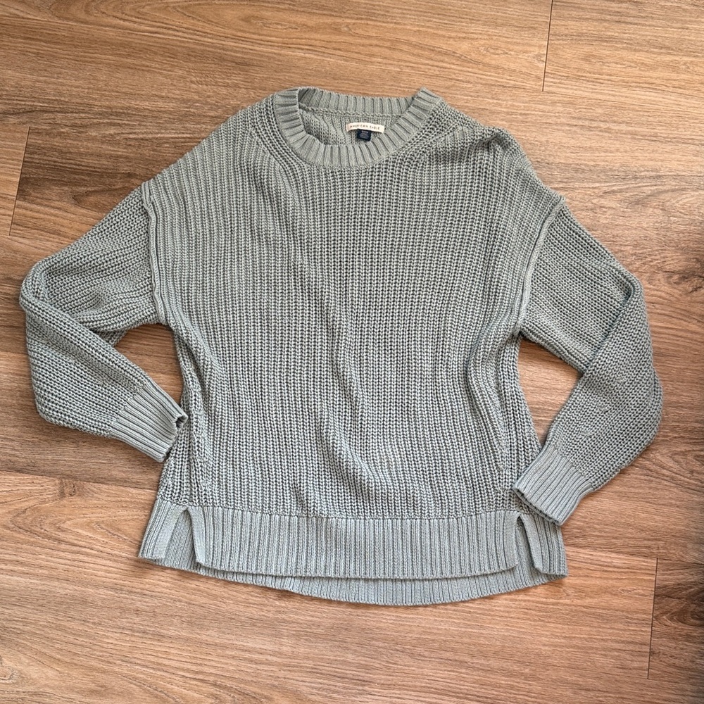 American Eagle Outfitters Teal Women's Sweater